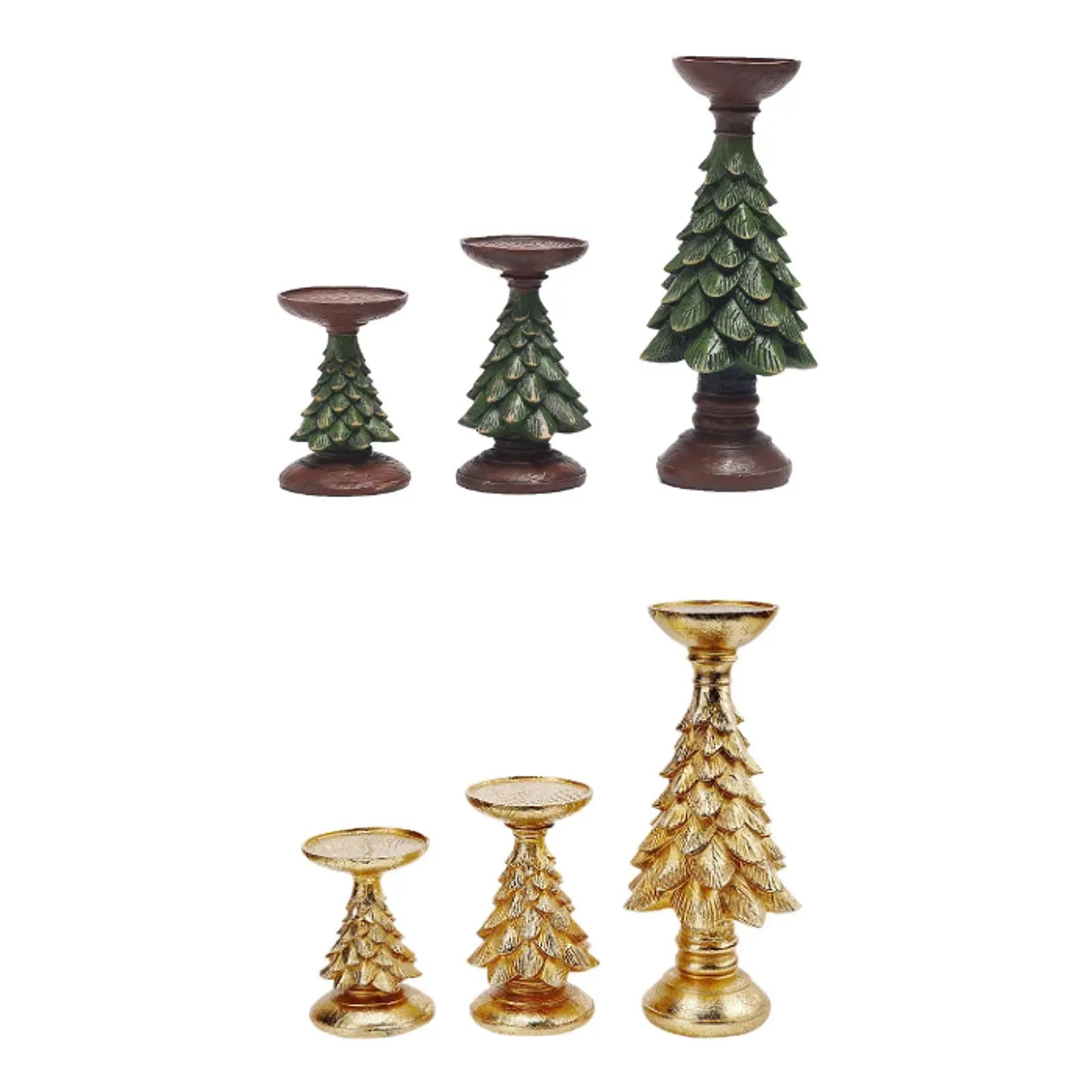 Candelabros navideños 3x2024, centros de mesa, candelabros para sala de estar, chimenea, mesa, boda de Año Nuevo