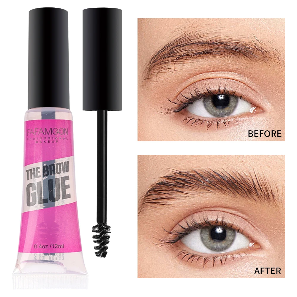 Quick-drying Eyebrow Styling Liquid Clear Non-smushing Eyebrow Shape Glue Waterproof Lasting Brow Pomade Setting Natural Makeup image 6