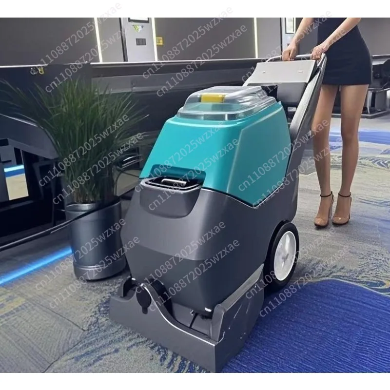 Blue and green carpet cleaning machine multi-functional office hotel billiard room commercial pumping three-in-one