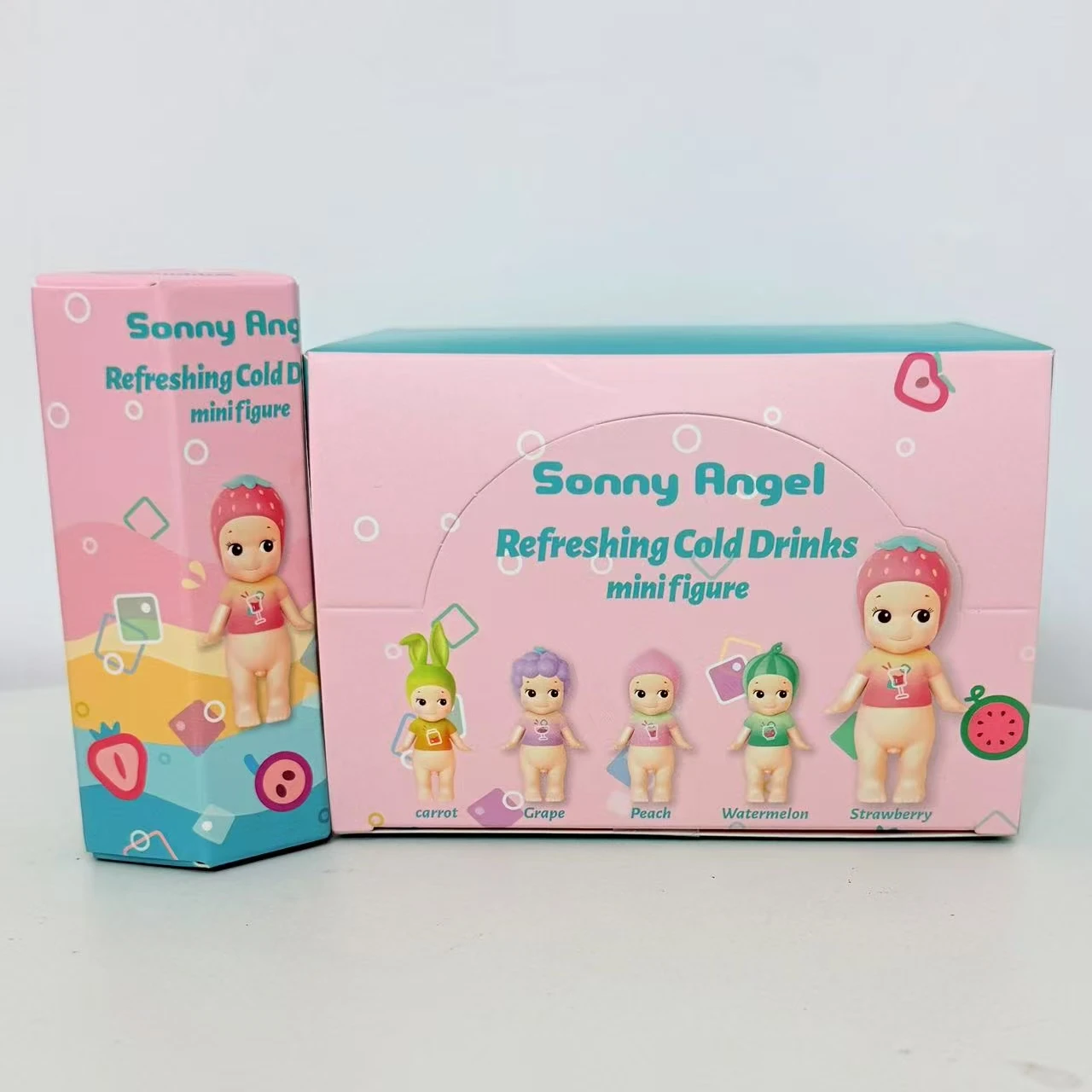 

5pcs/Set Sonny Angel Blind Box Refreshing Cold Drinks Series Mini Anime Figures Ornaments Dolls Fans Children Birthday Gift