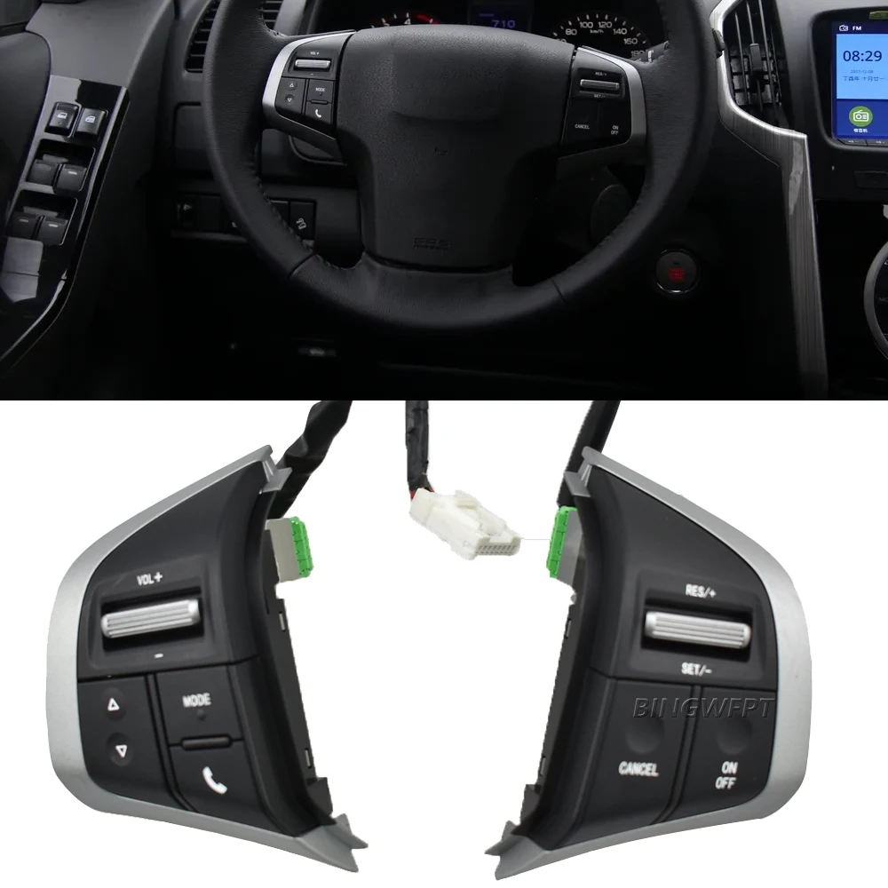 Steering Wheel Audio Volume Switch Cruise Control Button For Isuzu D-Max 2015 2016 2017 2018 2019 MU-X For Chevrolet Dmax 2019