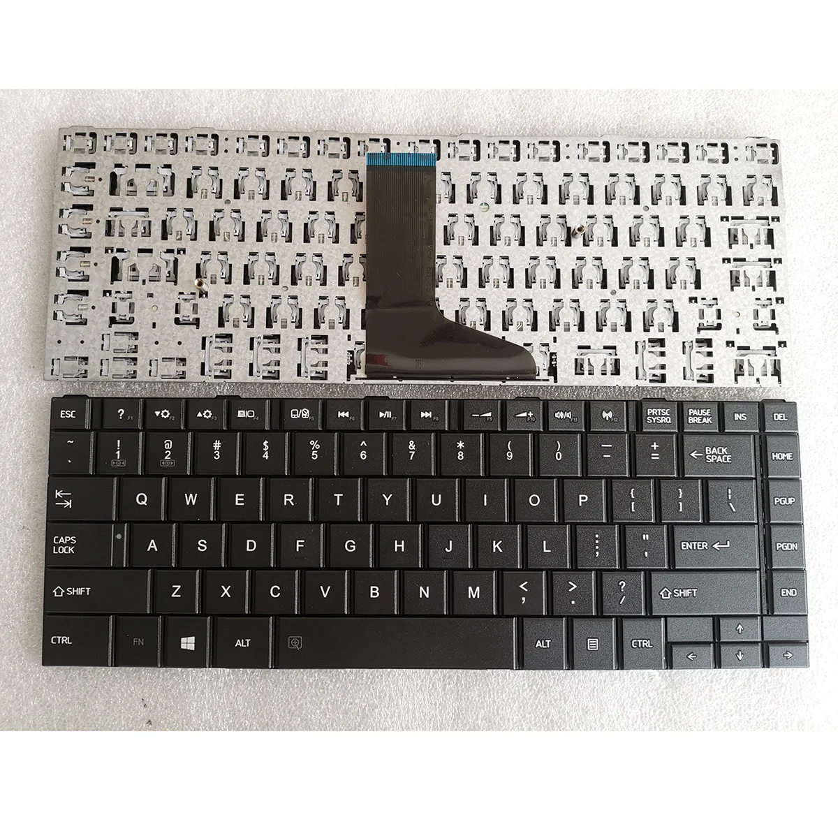 Para Toshiba Satellite C40-A C40D-A C45-A C45D-A C45t-A C45DT-A Series teclado para ordenador portátil US negro