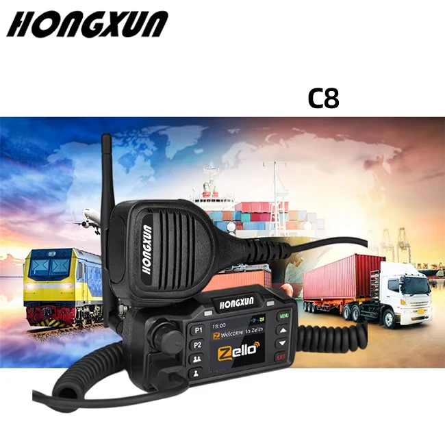 Android 4G POC wireless GPS SOS Bluetooth WiFi long-distance running 5000 kilometers 30W amateur mobile intercom function