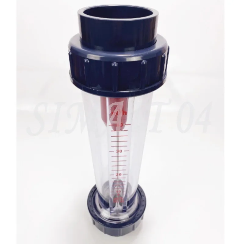 PVC Plastic Rotor Flowmeter LZS-50 LZS-65 LZS-80 Liquid Water Tube Float Flowmeter