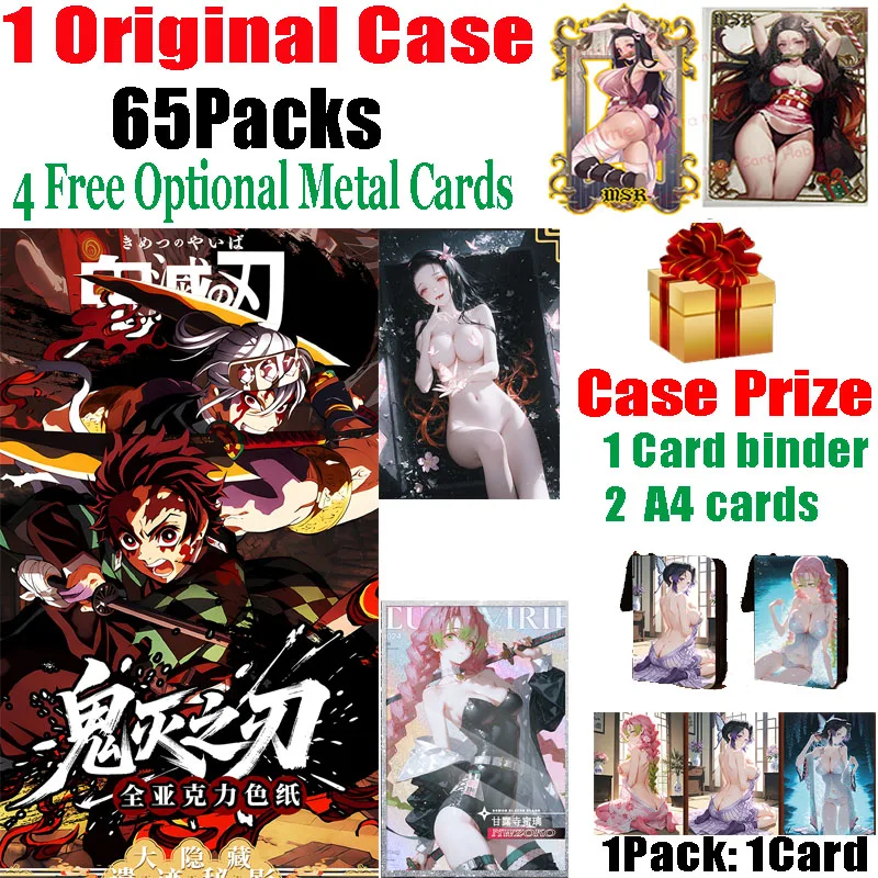 

New CangCang Culture Demon Slayer A6 Acrylic Colored Paper Anime Nezuko Shinobu Mitsuri Charm Bikini Acrylic Collection Cards