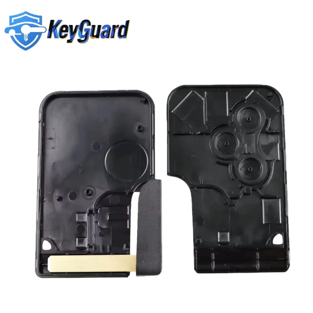 Keyguard مفتاح لرينو كليو لوجان ميجان 2 3 كوليوس ذات المناظر الطبيعية الخلابة 3 أزرار حافظة مفتاح بعيد مفتاح صغير استبدال البطاقة الذكية