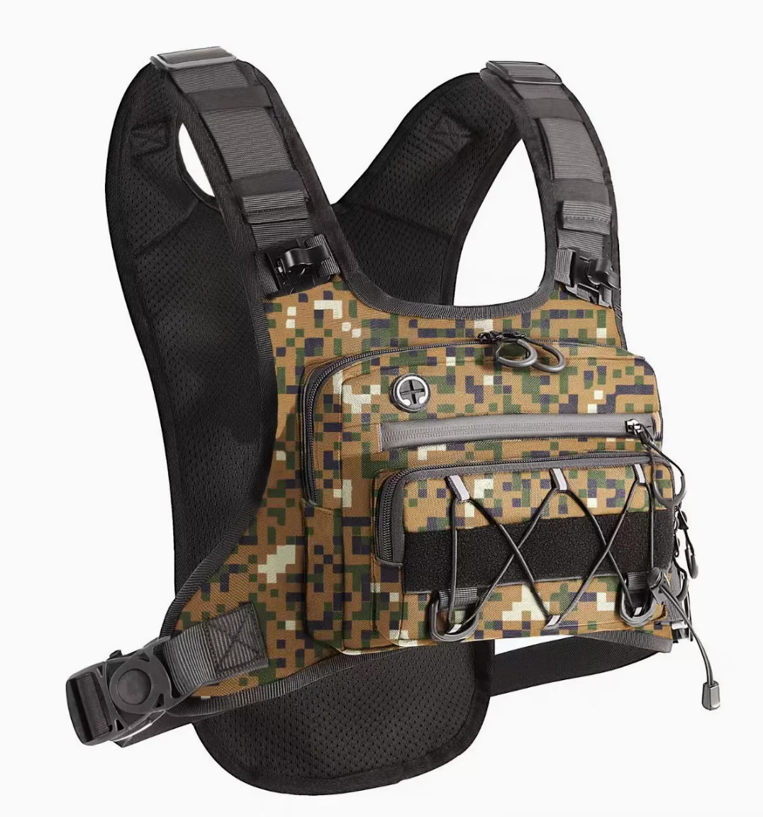 Bolsa Cruzada para Hombre, Impermeable, Táctica, para Senderismo, Viajes, Campismo