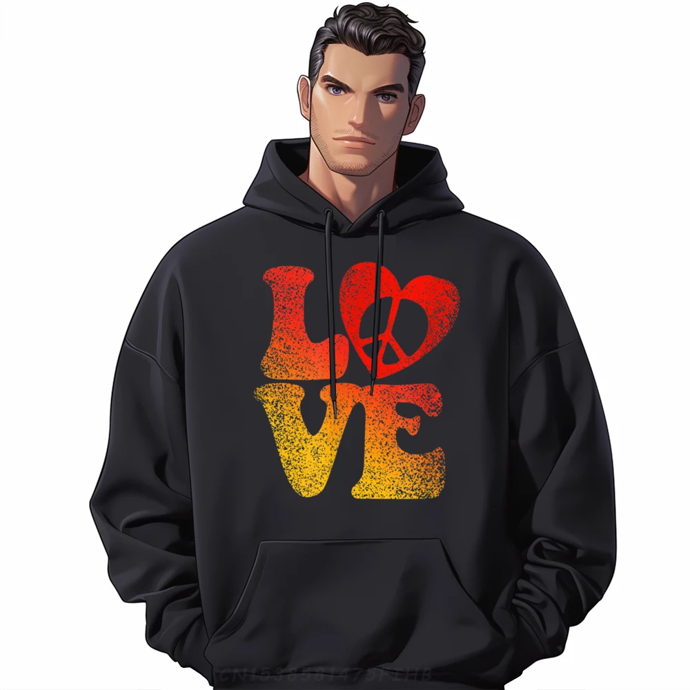 

Hip Hop Mens Hoodies Artbitzpeace Love Hippie Style Casual Hoodies Printed Long Sleeve Crazy Hoodies O Neck Casual Tops