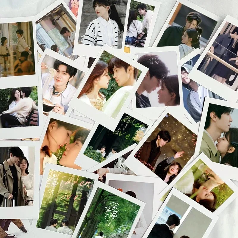 30/50PC No Repeat Zhao Lusi Chen Zheyuan HD Poster Lomo Card Hidden Love Photo Picture Drama Stills Pai Li De 3 Inch Small Cards