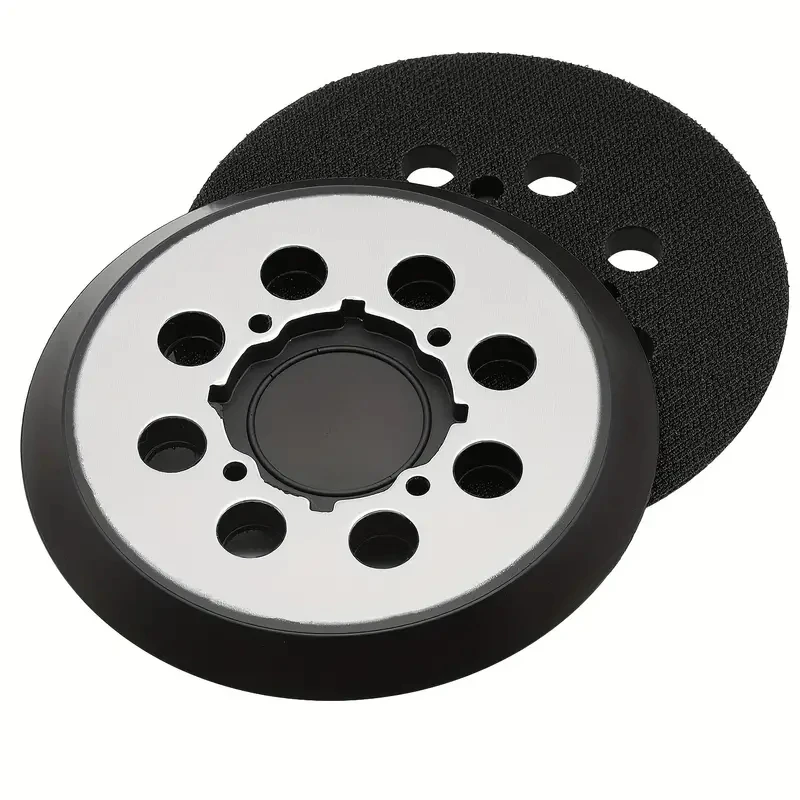 1Pc 5Inch 125MM 8 Holes Backup Metal Polishing Disc 4 Bolts Hook＆Loop Sander Backing Pad for Dewalt Orbital Sanders