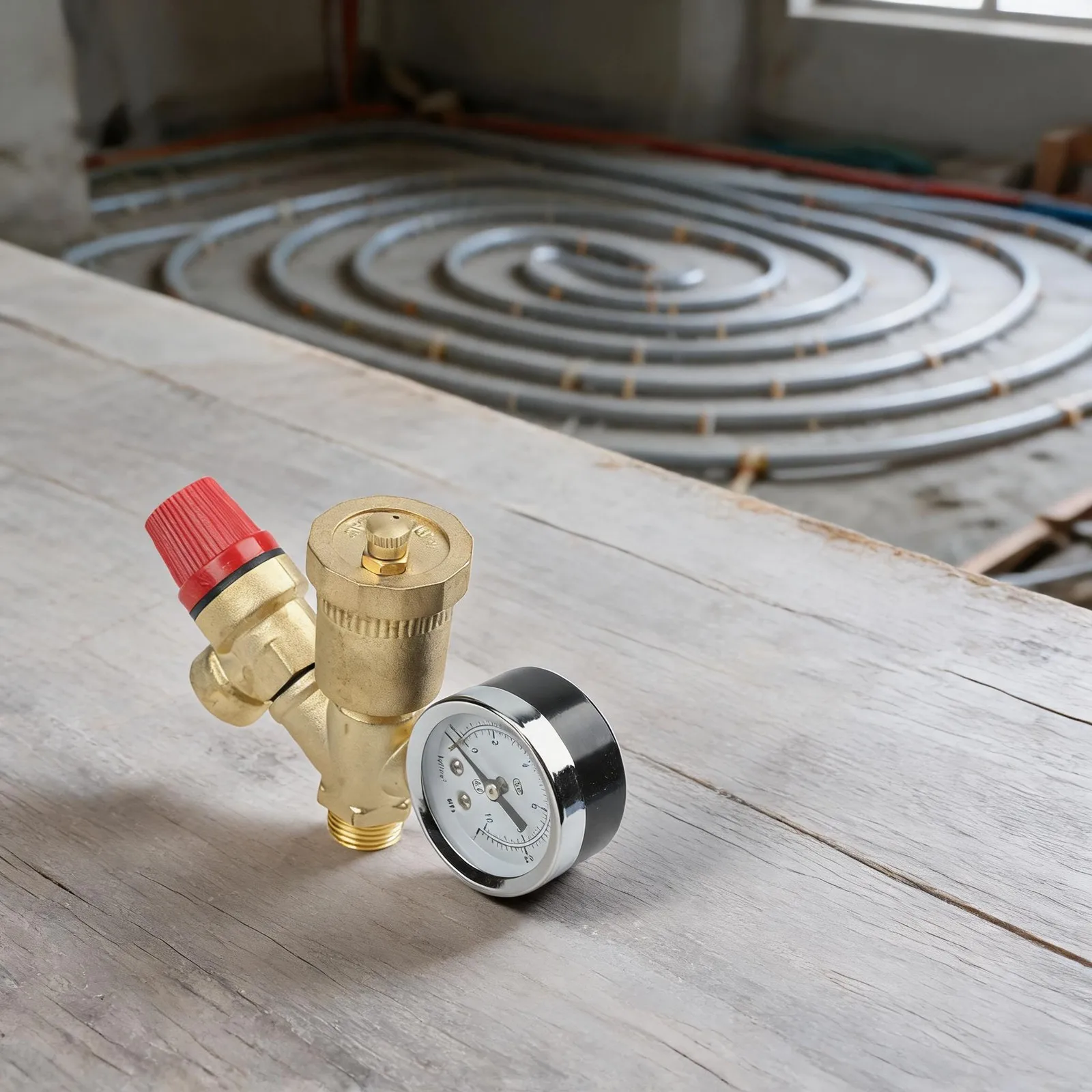 Safety Relief Valve Boiler Safety Group Quick Bleeder Complete Safety Set Quick Bleeder For Heating System Yellow
