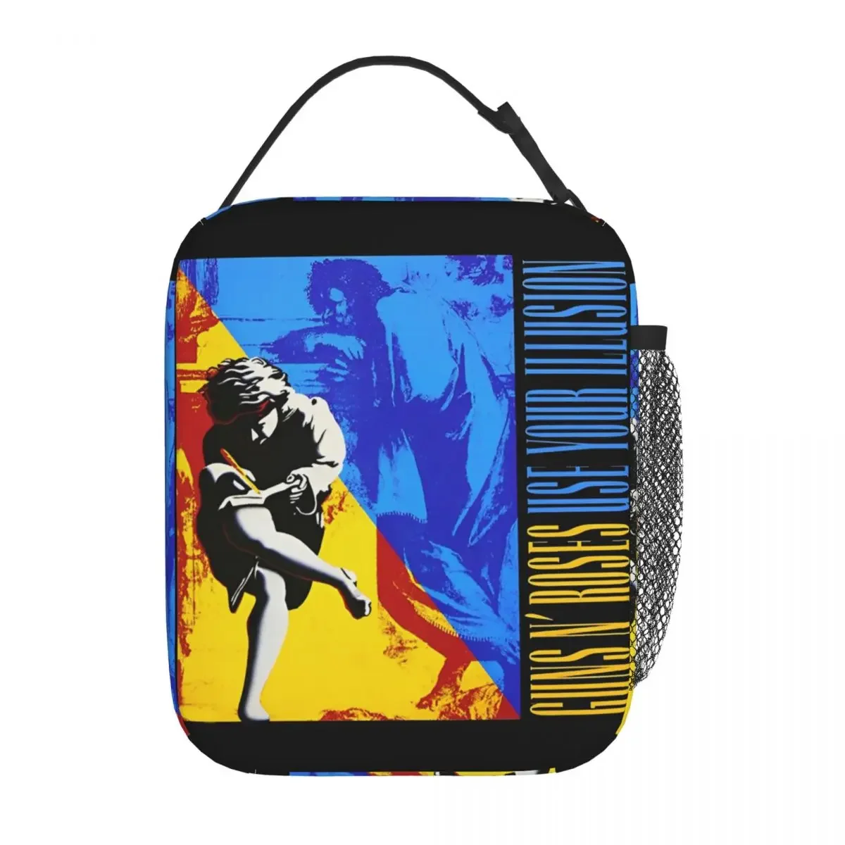 Guns N Roses Use For Illusion Rock Band Insulated Lunch Bag Food Container Portable Cooler Thermal Lunch Boxes For Travel