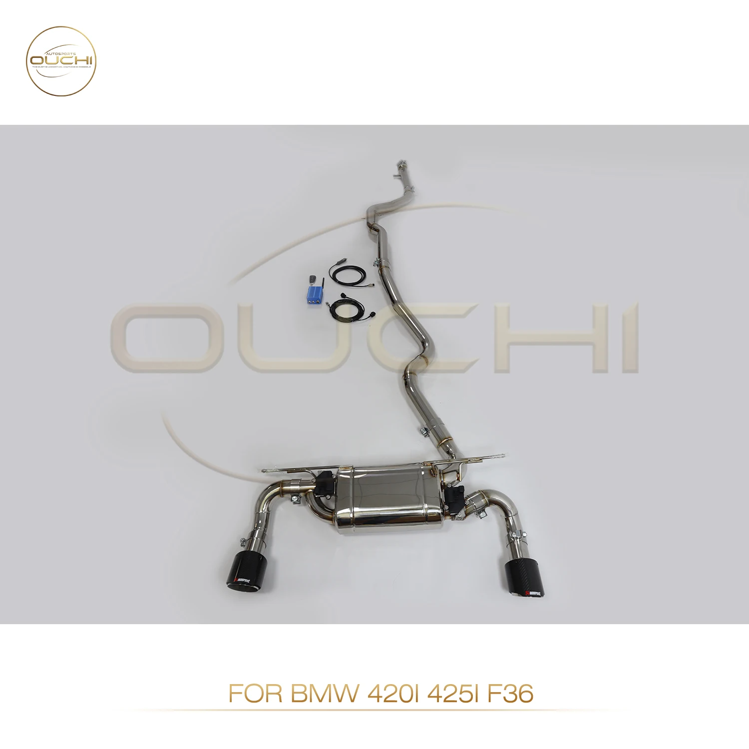 

OUCHI Factory Direct Sales SS304 Performance Catback For BMW 420i 425i 428i F36 2013-2016 Electronic Valve With Muffler Tips