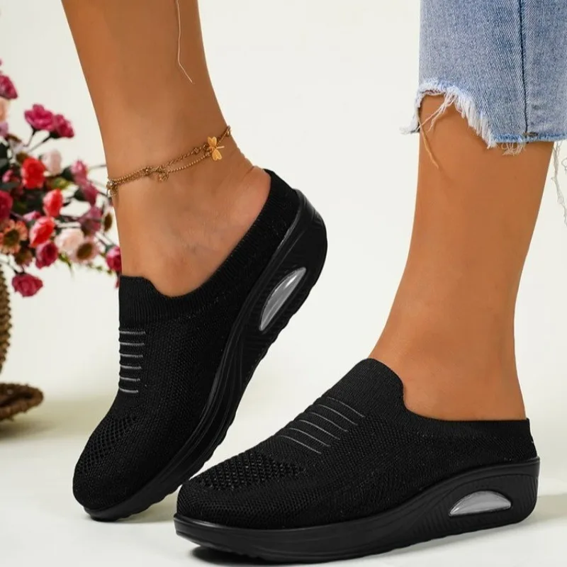 Women Wedge Slippers Premium Slippers Vintage Casual Female Platform Retro Shoes Plus Size Orthopedic Diabetic Sandals