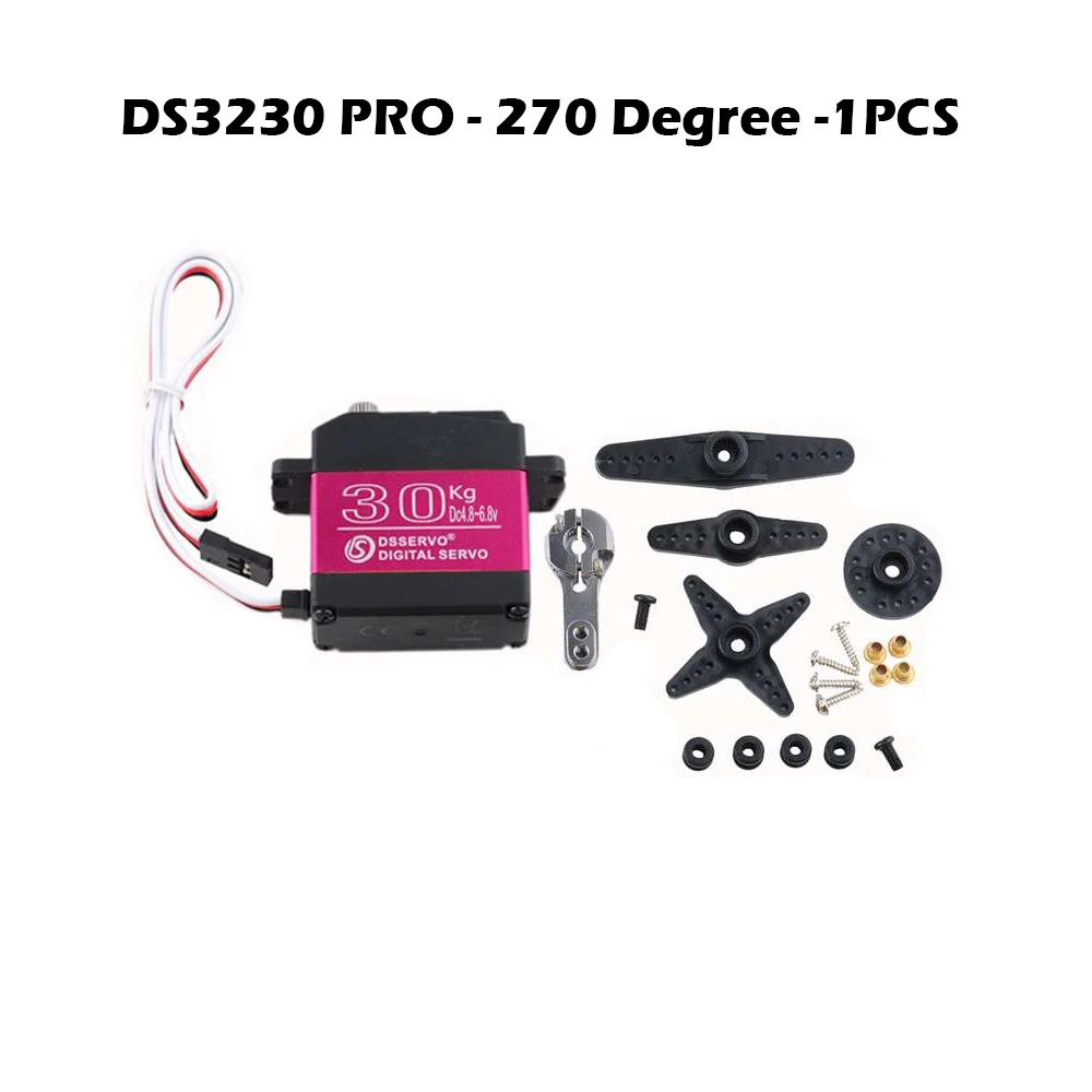 DS3230 プロ 30 キロデジタルサーボ高トルクフルメタルギア IP66 防水