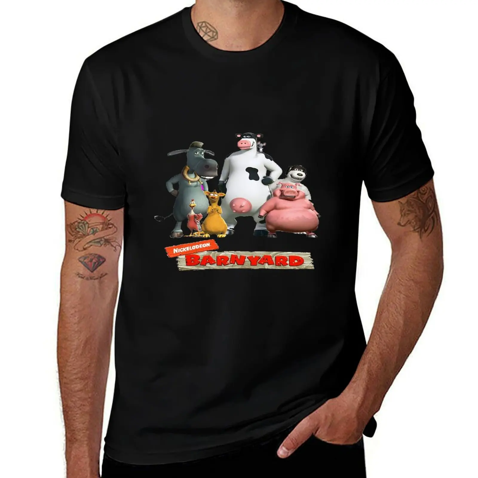 

Back At The Barnyard T-Shirt Basic Crew Neck Short Sleeve Top