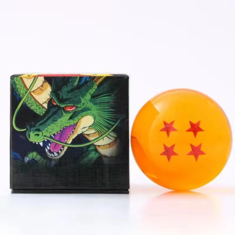Anime Figure Dragon Ball 7.6cm Crystal Ball Big All Size Resin Sphere Model Collect Christmas Children Present Ornament Gift