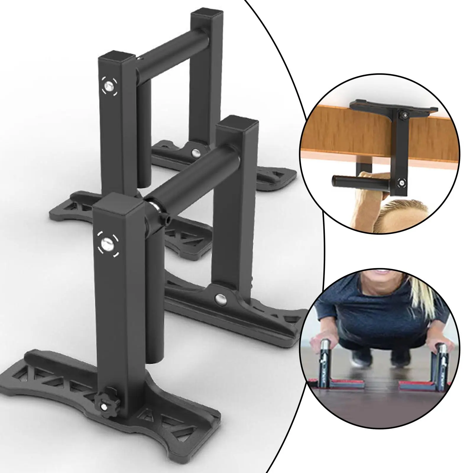 

Штанга для отжиманий, штанга для подтягивания дверей, грузоподъемность 250 кг, многофункциональное складное портативное оборудование для фитнеса, силовые тренировки