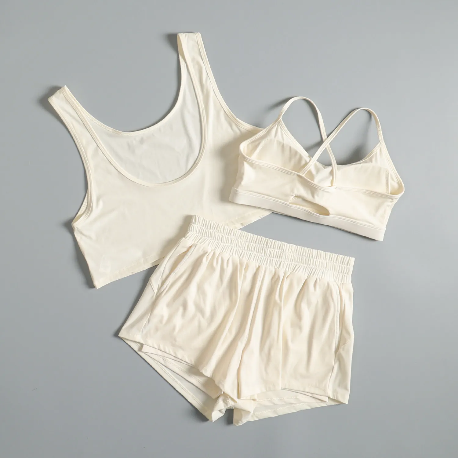 

Yoga clothing suit for women summer gym training quick-drying morning running clothing beautiful slimming Pilates sports bra