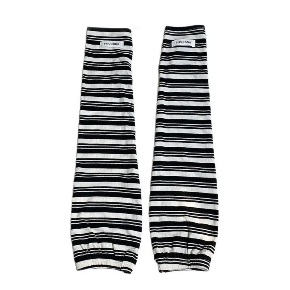 

Breathable Arm Protection Striped Ice Sleeves Loose Elastic Sunscreen Sleeve Thin UV Insulation Summer Cycling Sleeves Driving