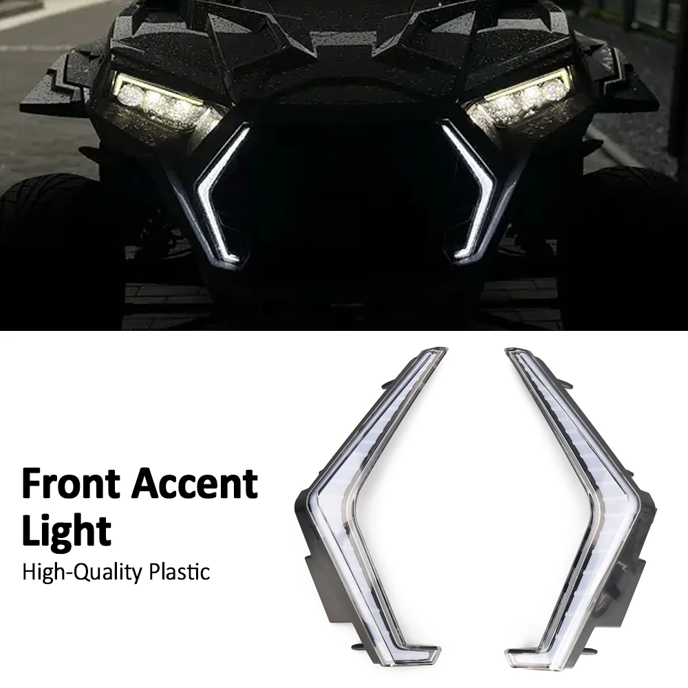 

Front Fang Accent Lights LED Turn Signal Light For Polaris RZR Pro XP XP4 S 4 Ultimate R Sport 2025 2026 UTV ATV Accessories