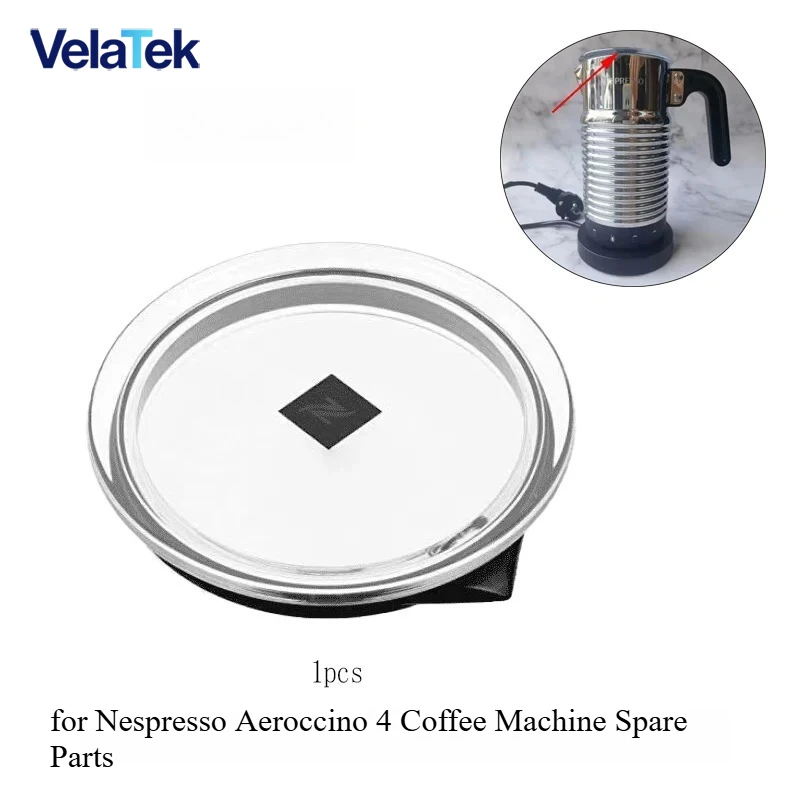 1 قطعة أجزاء ماكينة صنع القهوة غطاء Frother لنسبرسو Aeroccino 4 غطاء كوب أصلي استبدال الملحقات