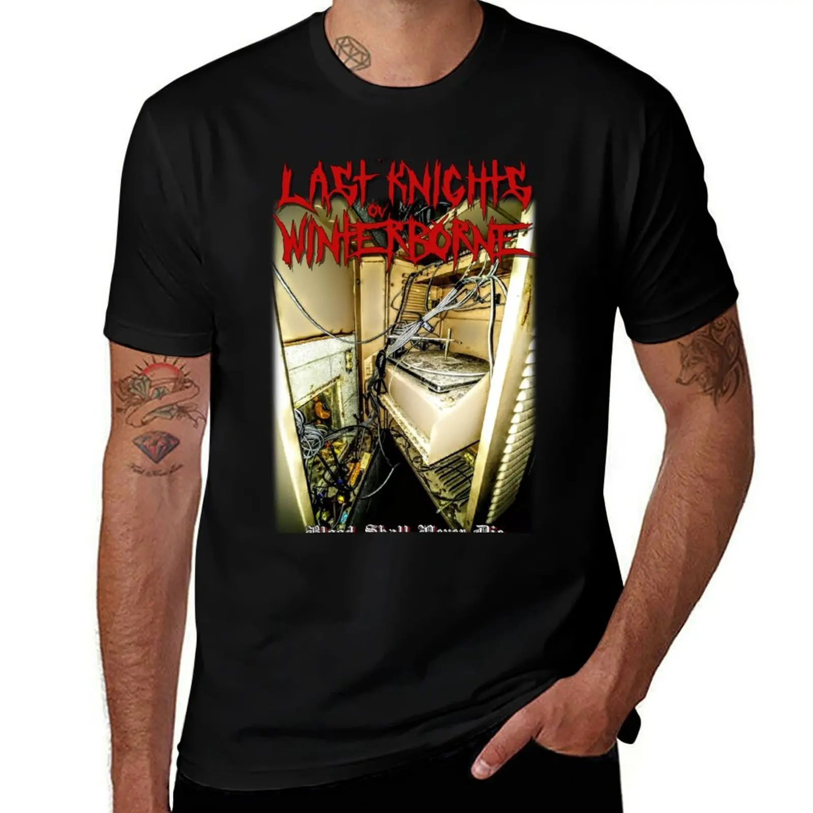 Blood Shall Never Die, Single T-Shirt Casual Daily Graphic Tee T-Shirt