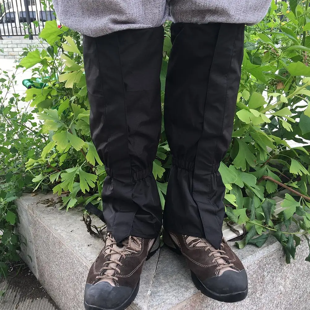 Arrampicata su neve Sci Protezione impermeabile per le gambe Protezione Escursionismo Camminata Ghette per legging antisabbia Copri piedi