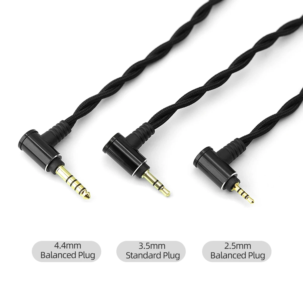 FAAEAL Vervanging Kabel QDC/MMCX/2Pin 0.78mm Oortelefoon Draad 2.5/3.5/4.4mm hoofdtelefoon Upgrade Lijn Voor KZ ZSN PRO TRN Shure SE315