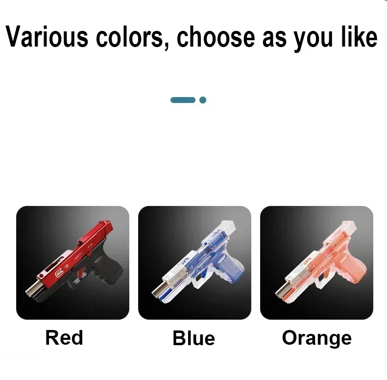 GIock – mitrailleuse suspendue à chambre vide pour enfants, jouet manuel à dégagement rapide pour garçon Q1, Magazine inférieur pour enfants, noël 2025