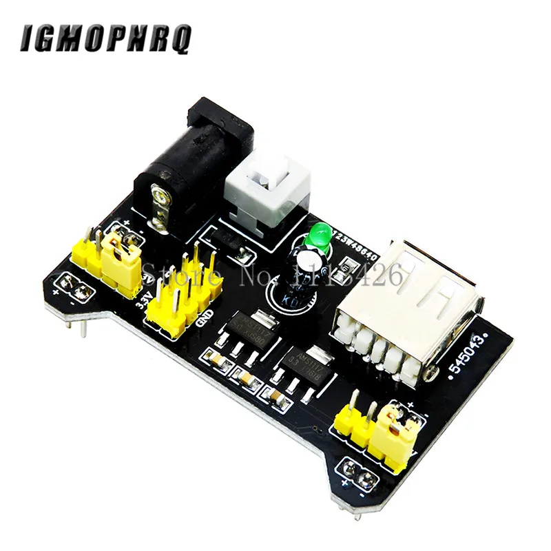MB102 Breadboard power module + MB-102 830 points Solderless Prototype Bread board for arduino kit + 65pcs Jumper Wires Cable