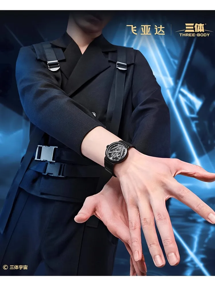 ساعات ميكانيكية أوتوماتيكية من Fiyta للرجال، ساعات رياضية خارجية مقاومة للماء بطول 100 متر من الفولاذ المقاوم للصدأ