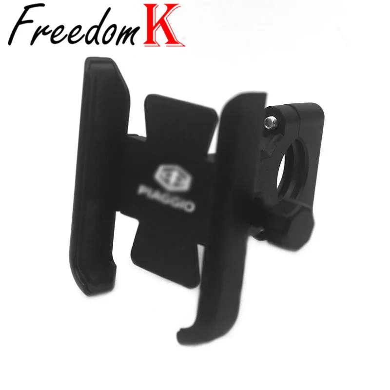 for Piaggio Beverly 300 MP3 500 Medley Liberty Zip 50 150 125 Motorcycle Accessories CNC Handlebar Mobile Phone Holder GPS Stand