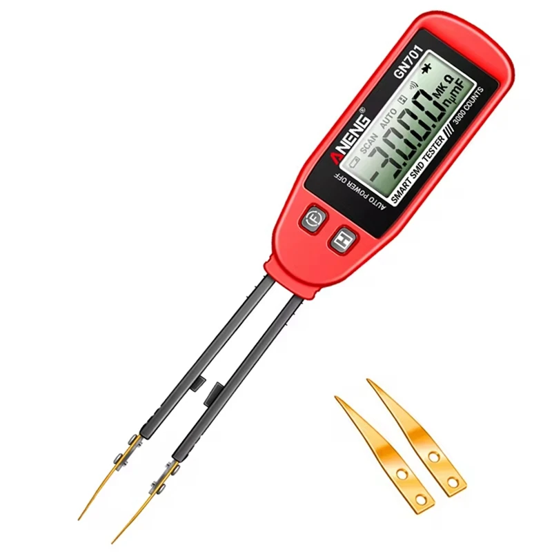 

ANENG GN701 Digital Smart SMD Tester Electrical Multimeter Resistance Capacitance Continuity Diode Test Meter