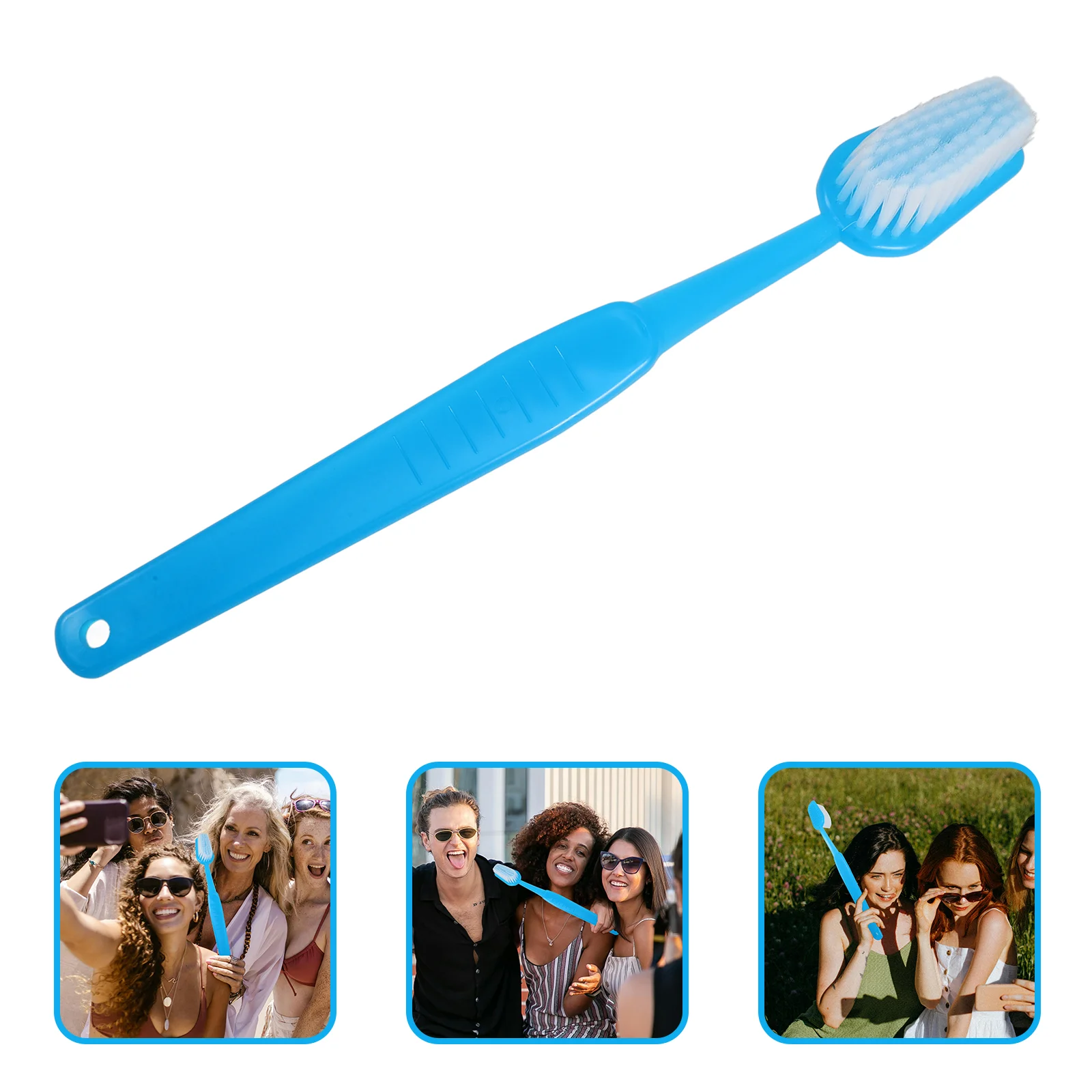 Large Shape Toothbrush Novelty Funny Party Photo Props (blue) 1pc Dentist Toys 3950X510X380CM Flocking The Gift Decor