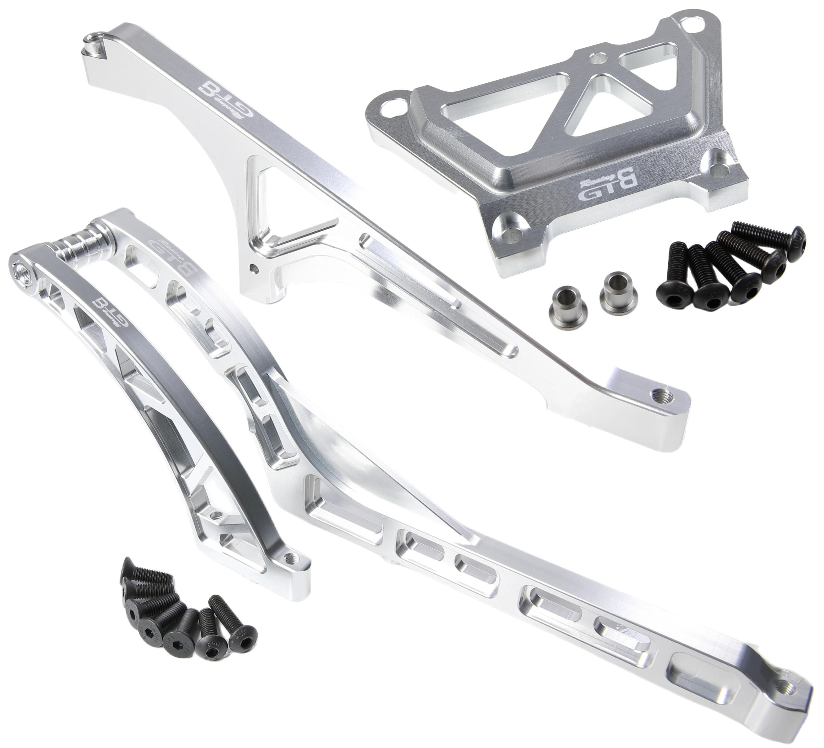 GTB Metal Top Plate & Front Rear Chassis Brace for 1/5 RC Car LOSI Desert Buggy DBXL-E 2.0