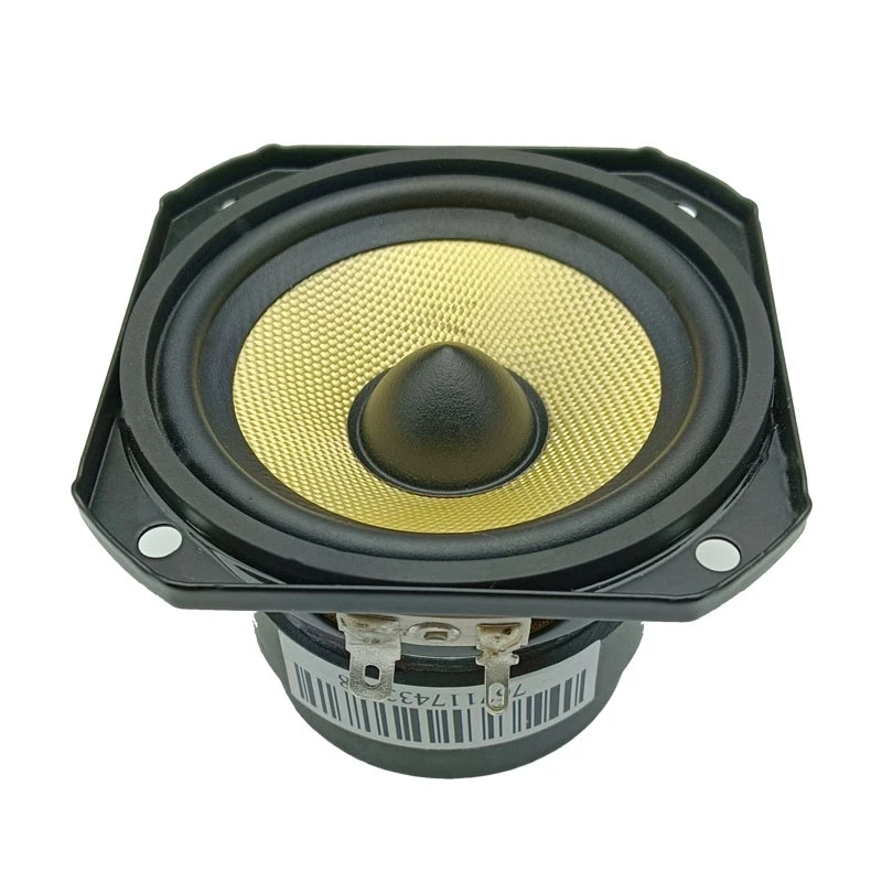 SOTAMIA 1Pcs 3 Inch Mid Subwoofer 4 Ohm 40W Yellow Glass Fiber Basin Bullet Midrange Bass Speaker 20 Core Hifi Power Loudspeaker