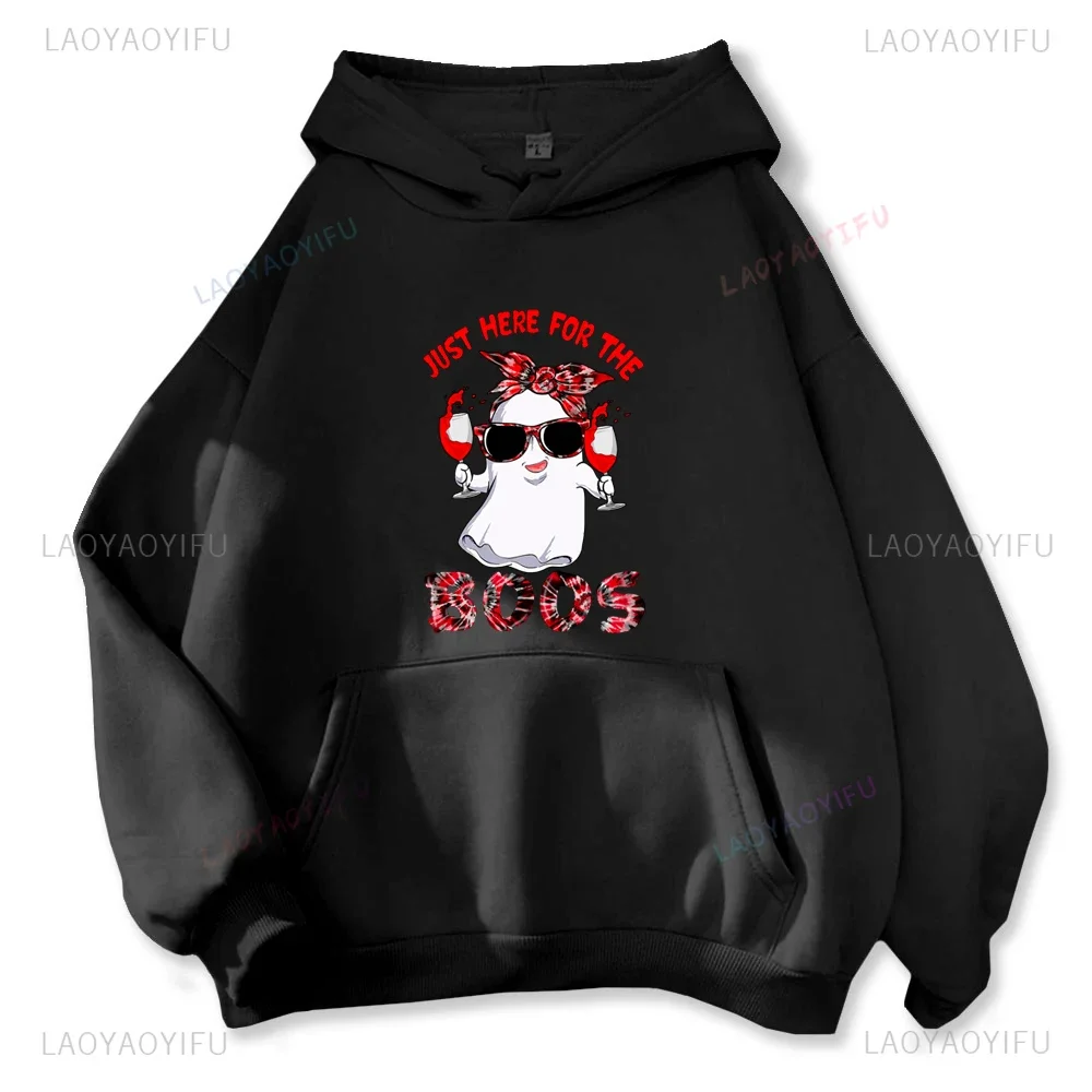 Funny Trick or Treat  Hallowmas Hoodie Warm and Windproof Harajuku Casual Fashion Couple Hoodies Hip Hop Streetwear Sweatshirt