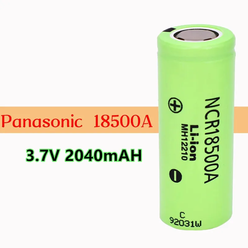 original 3,7 v 18500 2040mah bateria de íon  lítio para panasonic ncr18500a 3,6    brinquedo tocha lanterna ect