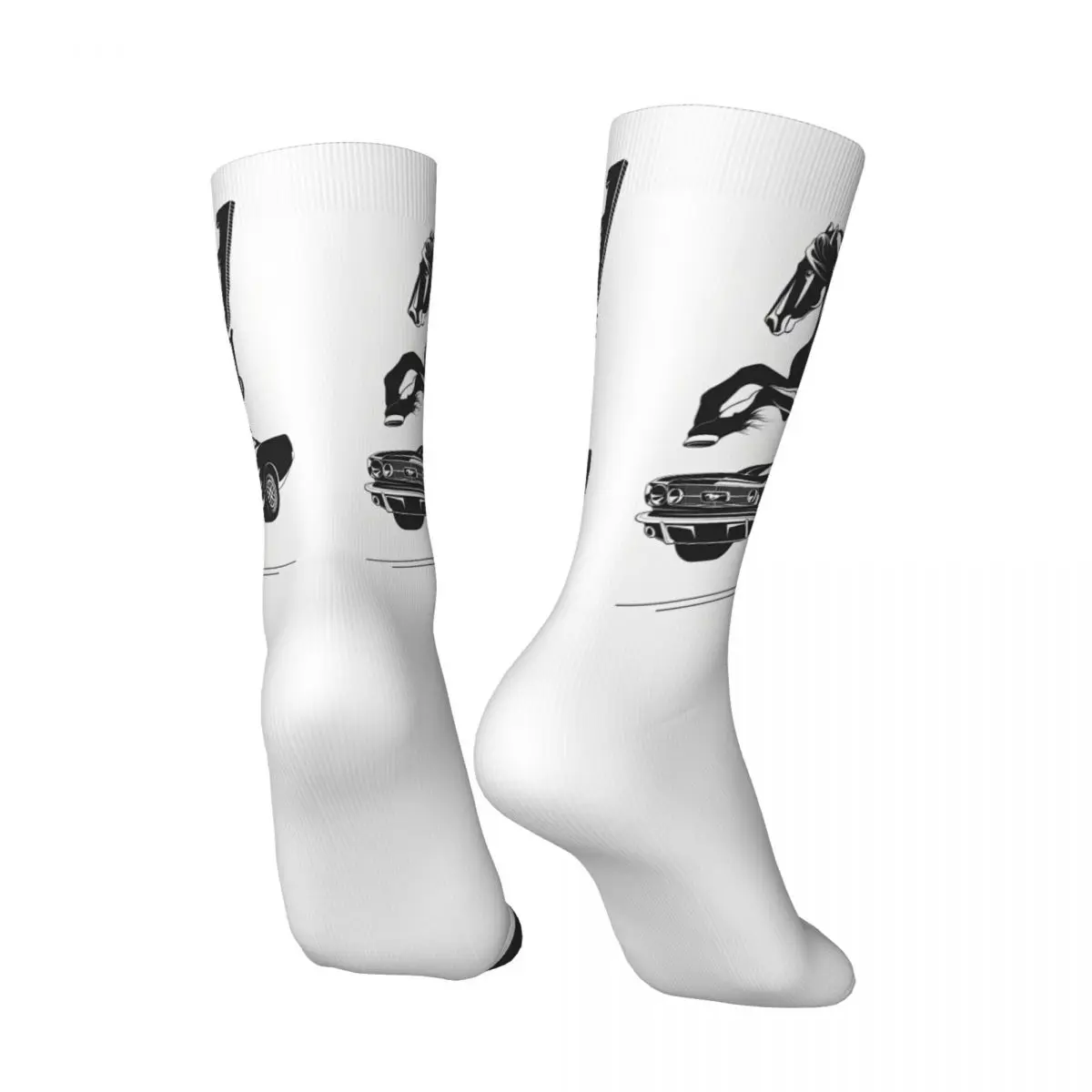 Fords Mustang Stockings car Design Trendy Socks Winter Anti Sweat Socks Men Running Sports High Quality Socks