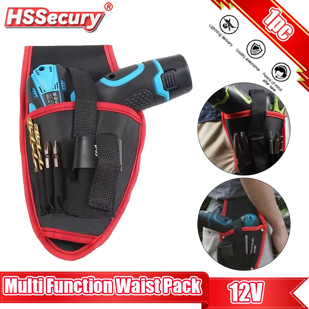 

Hangable Scissor Bag Multi Function Waist Pack Case Portable Reinforcement Practical Storage Bag Pocket Case for Pliers