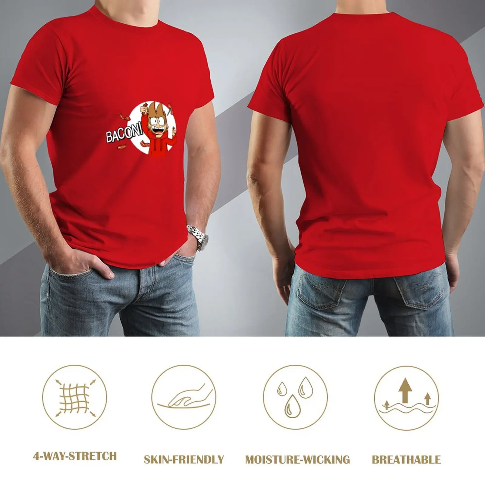 Eddsworld - Legacy Tord Bacon Shirt (fixed size) T-Shirt cute clothes t shirt man mens graphic t-shirts funny