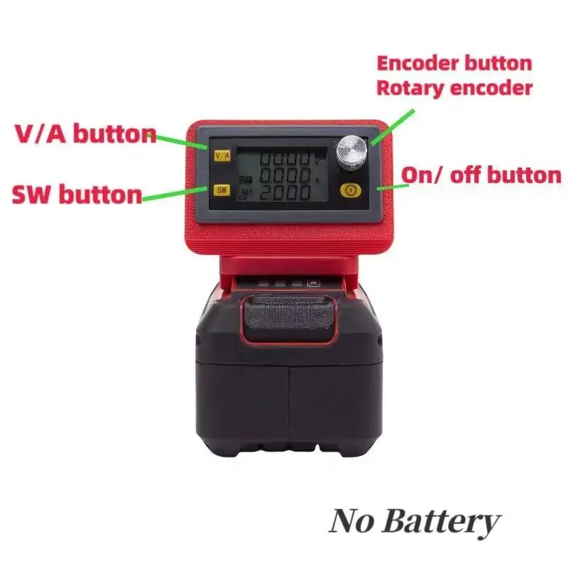 Battery Converter Adjustable Power Supply Voltage Regulator For Einhell 18v Lithium Adaptor Laboratory Power Supply (No Battery)