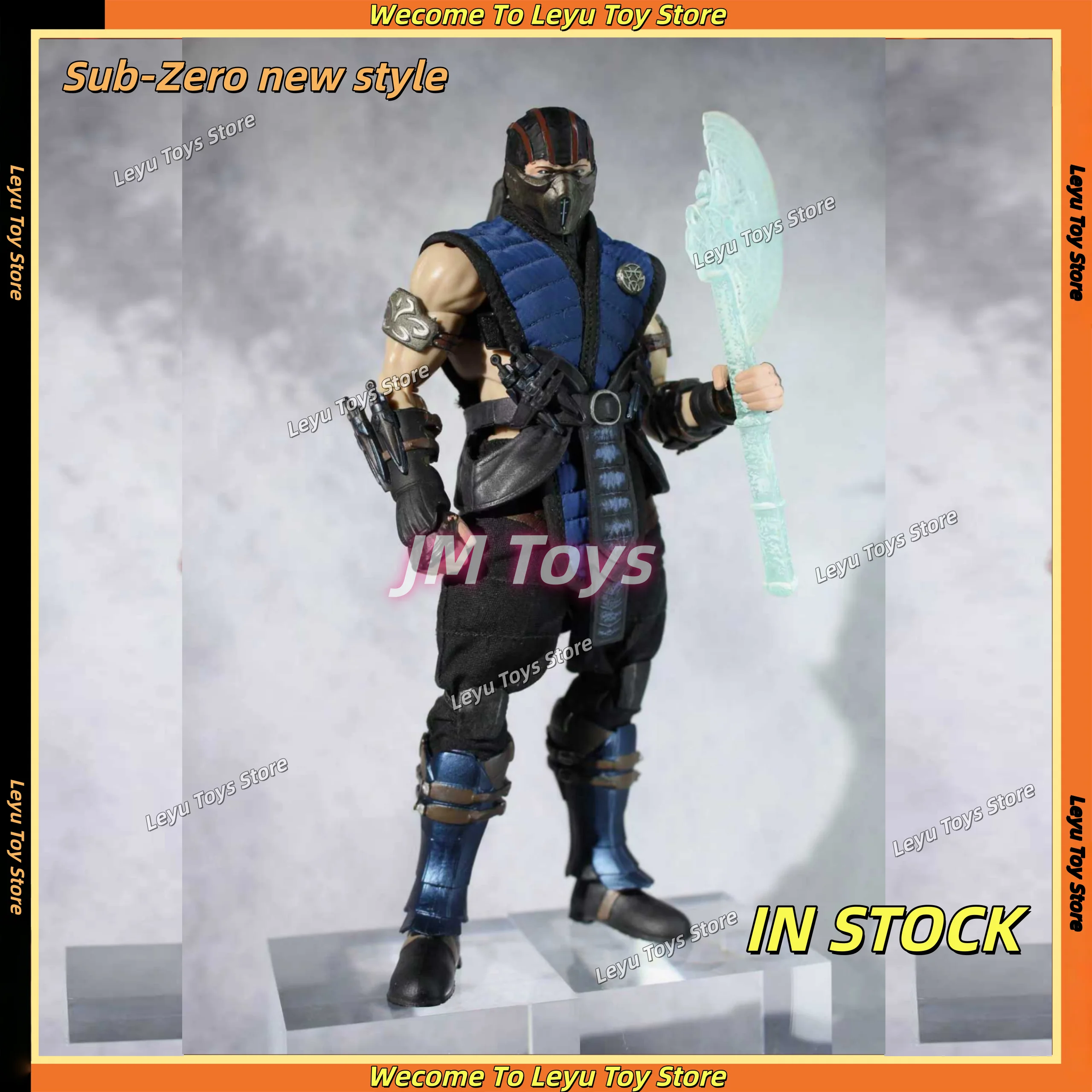 Nuevo Original Mortal Kombat Sub-Zero Reedición figura de acción JM juguetes estatuilla clásica Sub-Zero modelos muñeca colección juguetes Giftszai