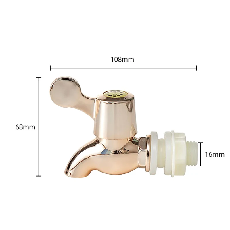 16mm Leak Proof Faucet Water Tap Glass Wine Bottle Jar Barrel Water Tank Faucet With Filter Wine Valve Water Dispense