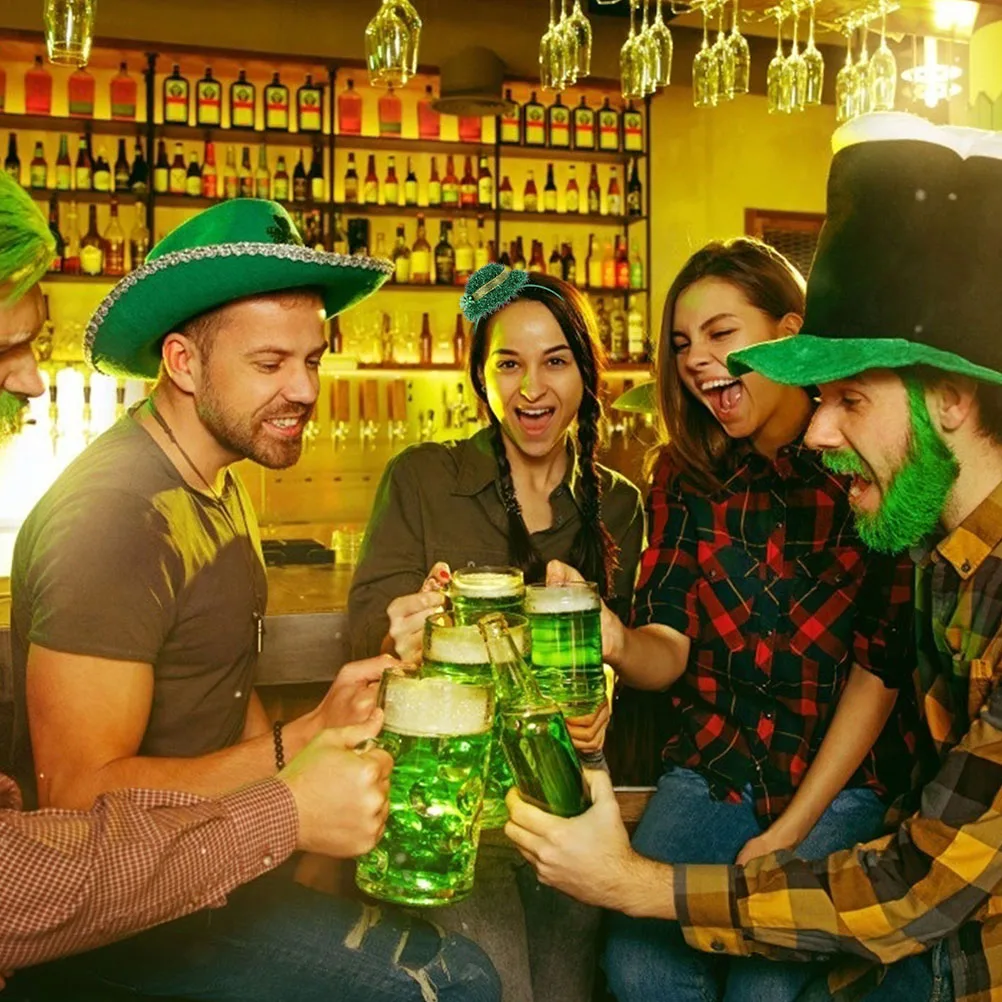 

Green Hat Hairband Decorative Headwear St Patrick Day Festival Ornament Creative Party Accessory One Size Fits Most Practical