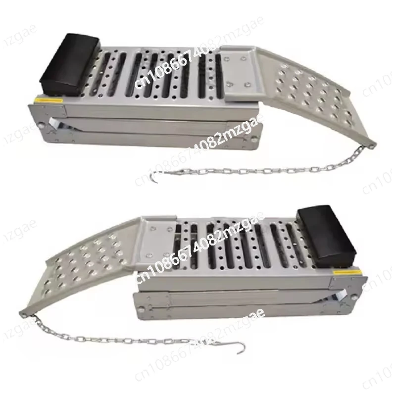 

Heavy Duty Car Loading Ramps Motorcycle Ramp For ATVs UTVs For Pickup Trucks Triple Fold Portable Dirt Bike Ramp