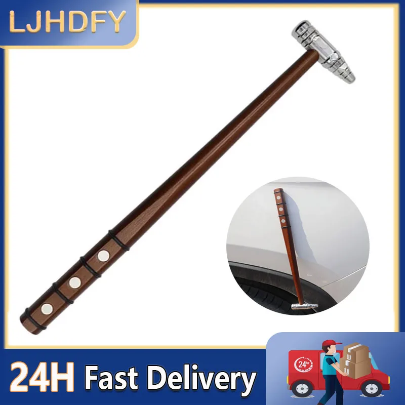 Car Dent Repair Hammer Body Repair Percussion Leveling Hammer Replaceable Traceless Repair Tool