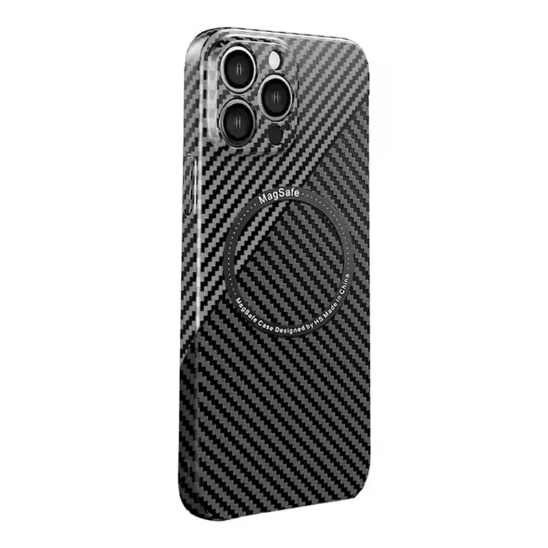 Carbon Fiber Magnetic Macsafe Case for Magsafe IPhone 16 15 14 13 Pro Max Plus 16Pro 15Pro i16 i15 ProMax I Phone Mac Safe Cover