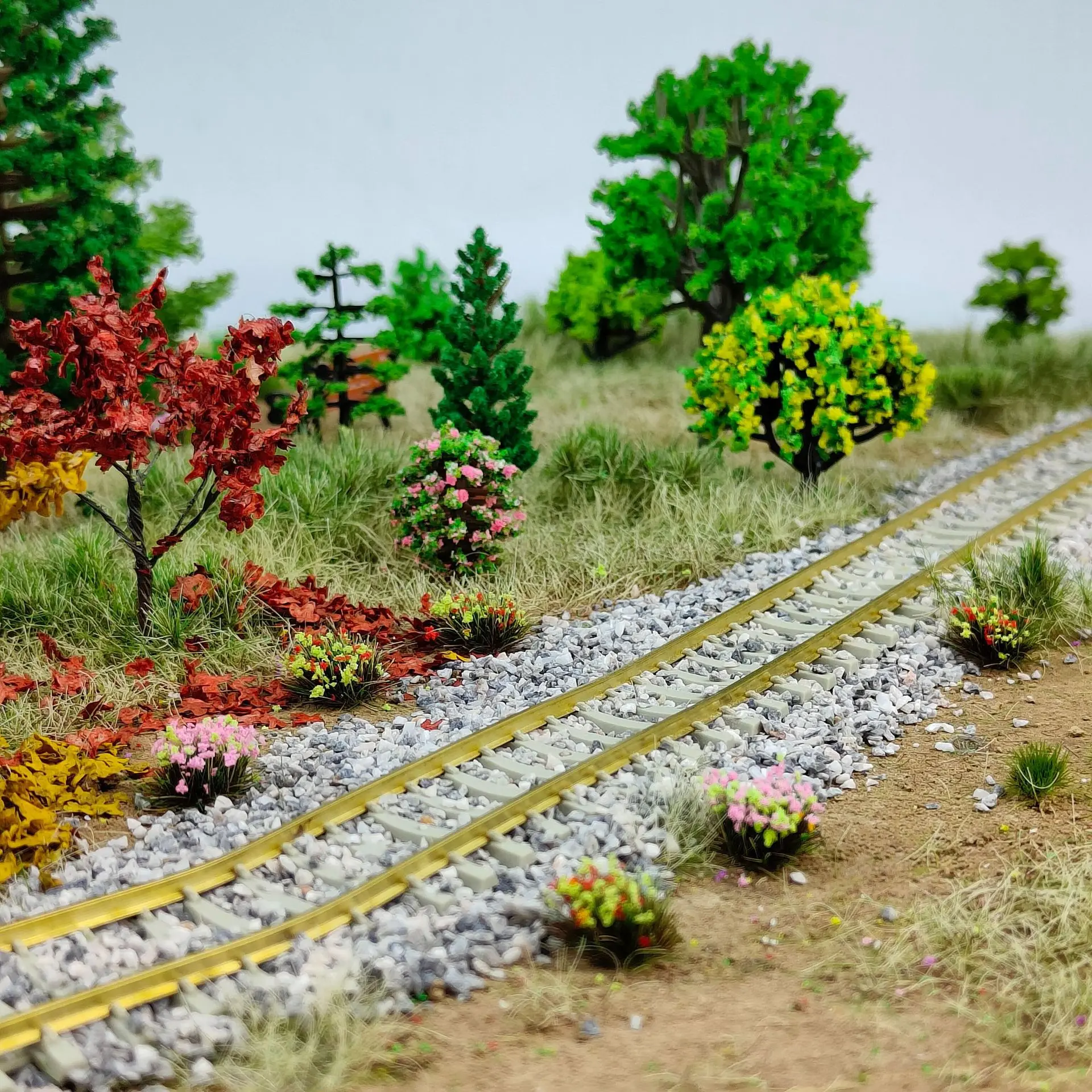 100 g Landschaftssteine, 0,5–6 mm, Mini-Steine, Bausätze, DIY-Zubehör für Modelleisenbahnszenen, handgefertigte Sandtisch-Diorama-Accessoires – Detail 7